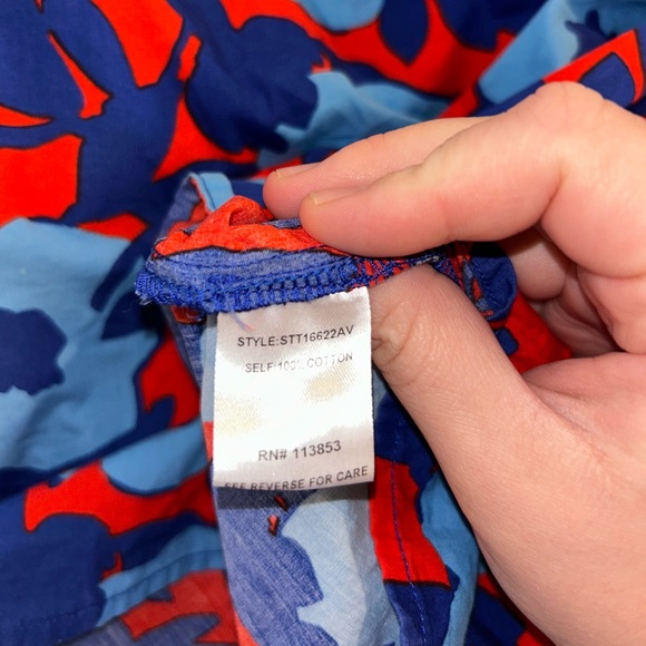 Sugarlips Floral V-Neck Ruffle Sleeve Top - Picture 5 of 6